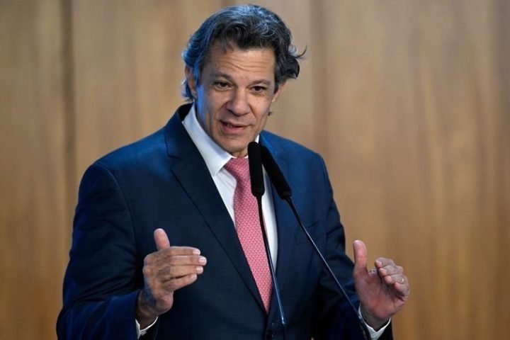 Foto: Ministro da Fazenda, Fernando Haddad • 10/07/2025REUTERS/Mateus Bonomi